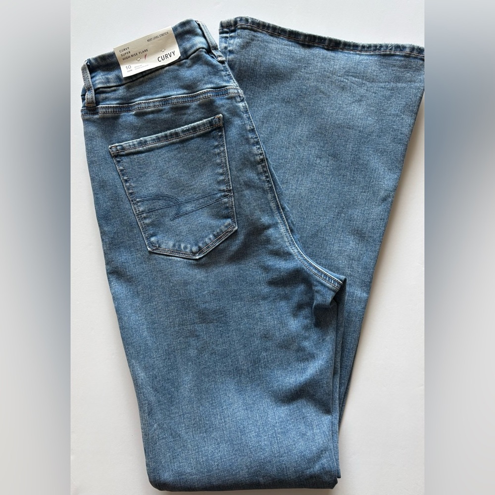 American Eagle Curvy Super High-Rise Flare Jeans